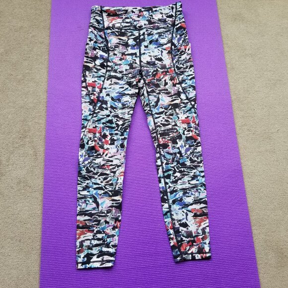 Lululemon Break Free Tight 25" Culture Clash Starlight Black, size 8 - Picture 2 of 13